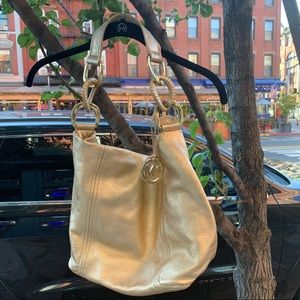 Special Sale Today NWOT Michael Kors Gold Bag